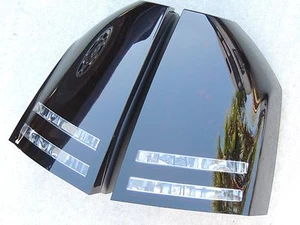 08-10 Chrysler 300C Smoked Tail Lights Black 300 V8 OE Tinted Painted non led - Picture 1 of 4