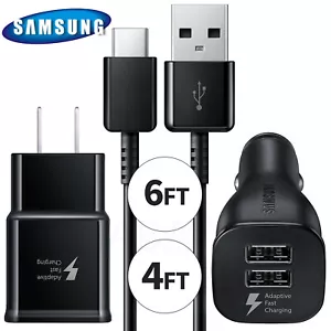 For Samsung Galaxy S20 Ultra S10 S9 Note 20 10 USB Type-C Cable Fast Charger - Picture 1 of 16