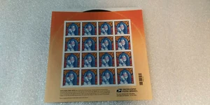 US Music Icons Janis Joplin forever Bogen (16 Briefmarken) postfrisch 2014 - Bild 1 von 6