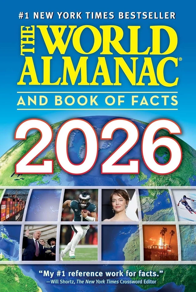The World Almanac and Book of Facts Ser.: World Almanac and Book of Facts 2026 by Sarah Janssen (2025, Trade Paperback)