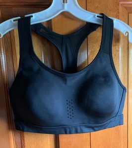 AVIA Damen Sport BH Größe 12 - 14 Large schwarz aktiv Yoga atmungsaktiv - Bild 1 von 3