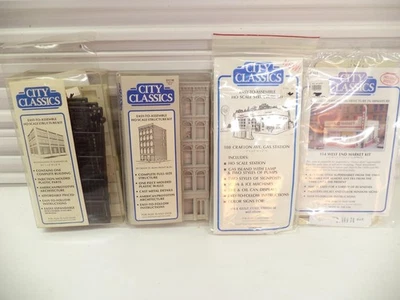 City Classics HO lot of 4 Building kits, (lot sb) - Image 1 of 3