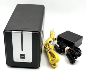 D-LINK DNS-323 2-Bay Attached Network Storage Enclosure w/ Power Supply *Tested* - Picture 1 of 2