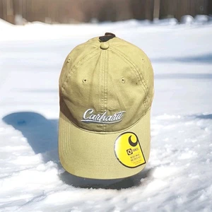 Gorra de béisbol Carhartt para mujer de lona con gráfico y escritura verde AH5247-W ¡Nueva! Nuevo con etiquetas - Imagen 1 de 7