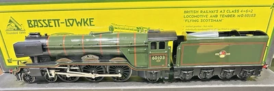 Bassett Lowke O Gauge 2 or 3 Rail DC BR Green 4-6-2 A3 60103 Flying Scotsman - Image 1 of 4