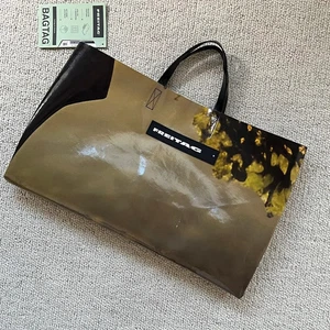 Freitag F260 Miami Vice Wide Osmanthus Leather Bag Gold & Black Style Japan F/S - Picture 1 of 6