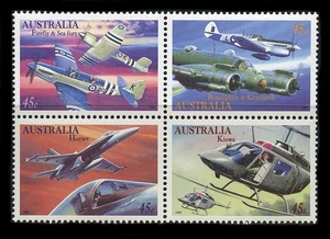 Australien: 1996 Military Aviation Block of Four (1484a) MNH - Bild 1 von 1