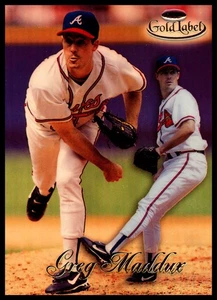 1998 Topps Gold Label Greg Maddux Atlanta Braves #2 brocca MLB carta base HOF - Foto 1 di 2