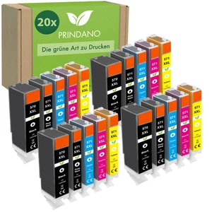 Patronen für Canon PGI-570 CLI-571 XXL Pixma TS5050 MG5750 TS5055 MG6852 MG5753 - Bild 1 von 19