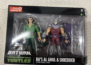 New-Batman Vs Tmnt Ra's Al Ghul & Shredder Gamestop Exclusive!!! - Picture 1 of 2