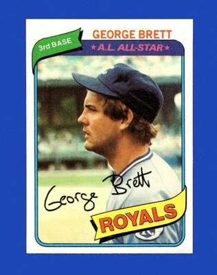 1980 Topps Set-Break #450 George Brett casi nuevo-como nuevo o mejor *GMCARDS* Foto 1 de 2