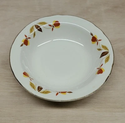 6 Vintage Hall’s China Autumn Leaf Mary Dunbar Dessert Bowl 5” - Image 1 of 3