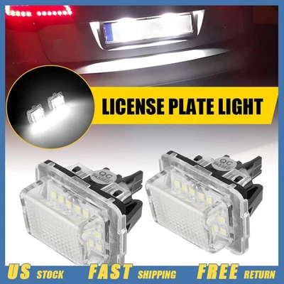 Luz LED de matrícula para Mercedes-Benz S204 W204 S212 C207 W212 W221 Foto 1 de 4