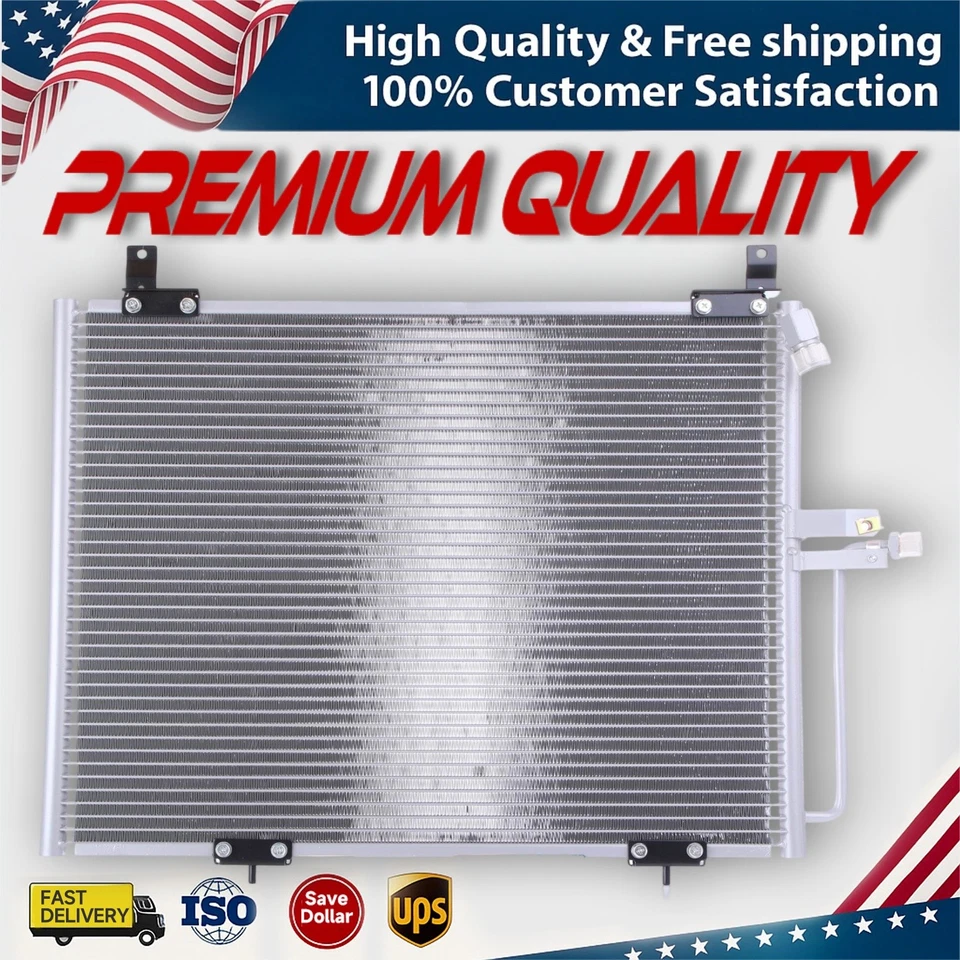 A/C Condenser for Mercedes-Benz 260E 1987-89 300CD 1985 300CE 1988-89 A144 6583 Foto 1 de 4