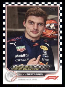 2022 Topps Formula 1 Checker Flag #162 Max Verstappen GPW - Picture 1 of 2