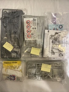 Konvolut 5 alte Modellflugzeug Bausätze - nur Teile - - Bild 1 von 12