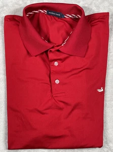 Polo Southern Marsh Uomo Extra Large Rossa Performance Golf Logo Elasticizzato - Foto 1 di 8