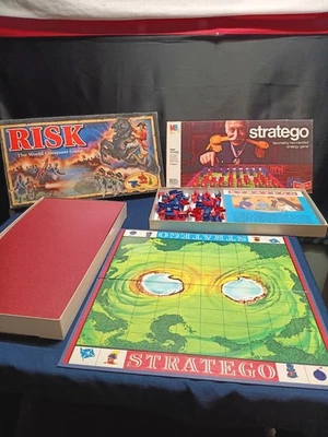 Vintage Stratego, Risk Board Game 1975 by Milton Bradley 100%Complete Parker bro - Image 1 of 4