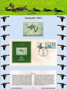 DUCK HUNTING STAMPS CANVAS WALL ART PAINTING PICTURES HANGING POSTERS HOME DECOR - Picture 1 of 1