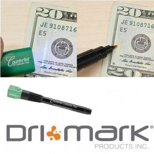 DRI-MARK Smart Money Counterfeit Dual Detector Pen w/ UV Led Light US$ & more - Picture 1 of 6