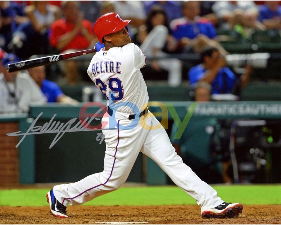 ADRIAN BELTRE TEXAS RANGERS ACTION SIGNED 8x10 Autographed Photo reprint - Image 1 of 1