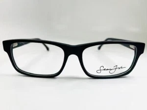 New SEAN JOHN SJ 2062 001 Matte Black Eyeglasses 57/16/150 - Picture 1 of 5