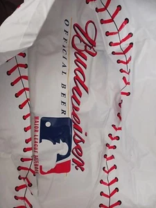 Bud Light Budweiser aufblasbarer Anheuser Busch MLB Baseball, 34" groß Werbung - Bild 1 von 4