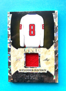 Alexander Ovechkin  2023 Leaf  "Game Used Relic"   1/4 #GUR-1 Capitals