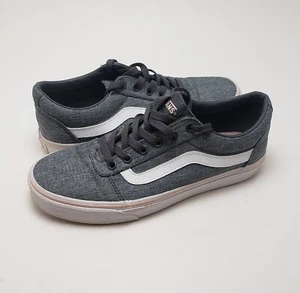 Womens Vans Off The Wall Gray White Low Top Skateboarding Shoes 500714 Size 8.5 - Picture 1 of 7