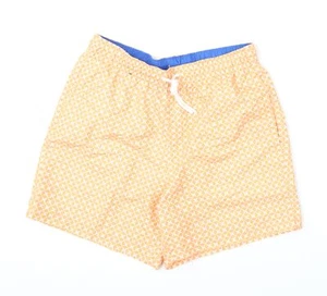 Marks & Spencer Mens Orange Polyester Blend Bermuda Shorts Size S L6 in Re - Picture 1 of 10