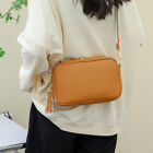 Fashion Crossbody Handbag Tassels Leather Women Travel Satchel Bag (Light Brown)
