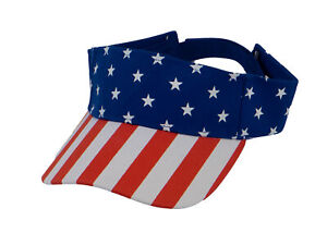 Top Headwear Pro Style Twill USA Flag Visor