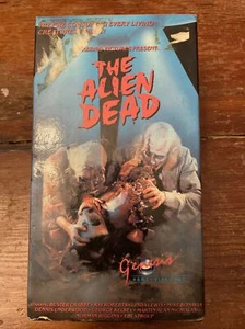 The Alien Dead VHS 1988 Horror Genesis Home Video First Release HTF Tested Works - Picture 1 of 4