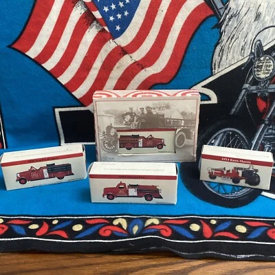 New Reader Digest Vintage Fire Trucks 4x Assorted Models Knox Ward Fox Ahrens - Image 1 of 4