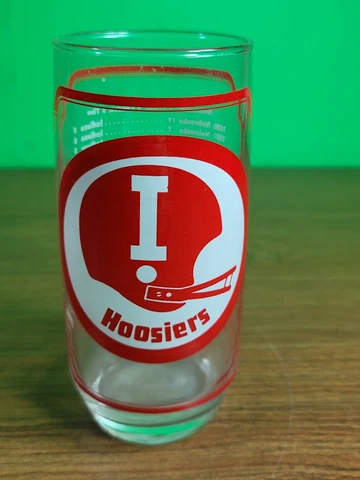 Indiana Hoosiers 1976 Sam's Collector's Series Glass Tumbler Cover