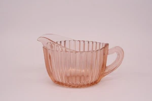 Queen Mary Pink Creamer With Handle Depression Glass Anchor Hocking - Bild 1 von 8
