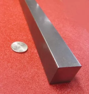 12L14 Square Carbon Steel Bars, 1.00" Square x 2 Ft Length - Picture 1 of 14