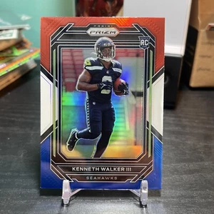 2022 Prizm Kenneth Walker III Red White Blue Prizm RC Seattle Seahawks #318 - Picture 1 of 2