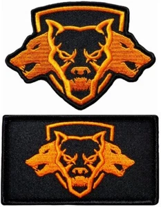 Call of Duty Cerberus Black Ops 6 Morale Patch | 2PC 3.5" -HOOK BACKING - Picture 1 of 3
