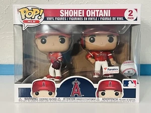Funko Pop! MLB Shohei Ohtani Los Angeles Angels 2-Pack Fanatics Exclusive RED - Picture 1 of 5