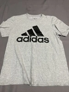 Adidas Amplifier Tee T-Shirt Herren M meliert grau Kurzarm Rundhals Freizeit - Bild 1 von 2