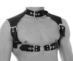 HEAVY DUTY ECHTLEDER BONDAGE Brustgeschirr - Bild 1 von 2