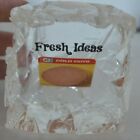 Paperweight Advertising Lucite Fresh Ideas Cold Cuts Box 4