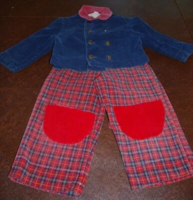 Chaqueta/mono de pana vintage de los años 50 3T Wee Moderns en buen estado envío gratuito Foto 1 de 4