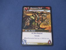 Warmaster Hork Rare World of Warcraft TCG WOW HC3057