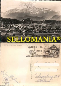 POSTKARTE ÖSTERREICH SALZBURG MIT DEM HOHEN GÖLL 2519 m. 1964 AUSTRIA CC05424 DE - Picture 1 of 1