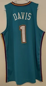 Baron Davis New Orleans Hornets Authentic NBA Jersey 44 L Reebok Pro Grade Sewn - Picture 1 of 17