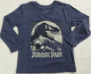 Camiseta Jurassic Park T-Rex Moon Grass Dinosaurio Niños (Gris) - Imagen 1 de 5