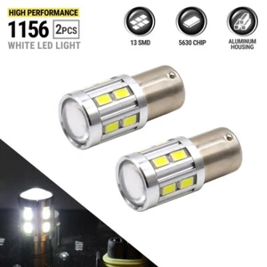 2x 1156 LED White Light Bulbs for Reverse/Back Up Light Bulbs - Picture 1 of 6