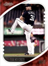 2021 Panini Absolute #16 Max Scherzer Washington Nationals